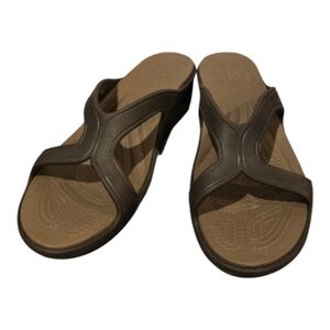 CROCS Women's Dual Comfort Wedges Sz 9